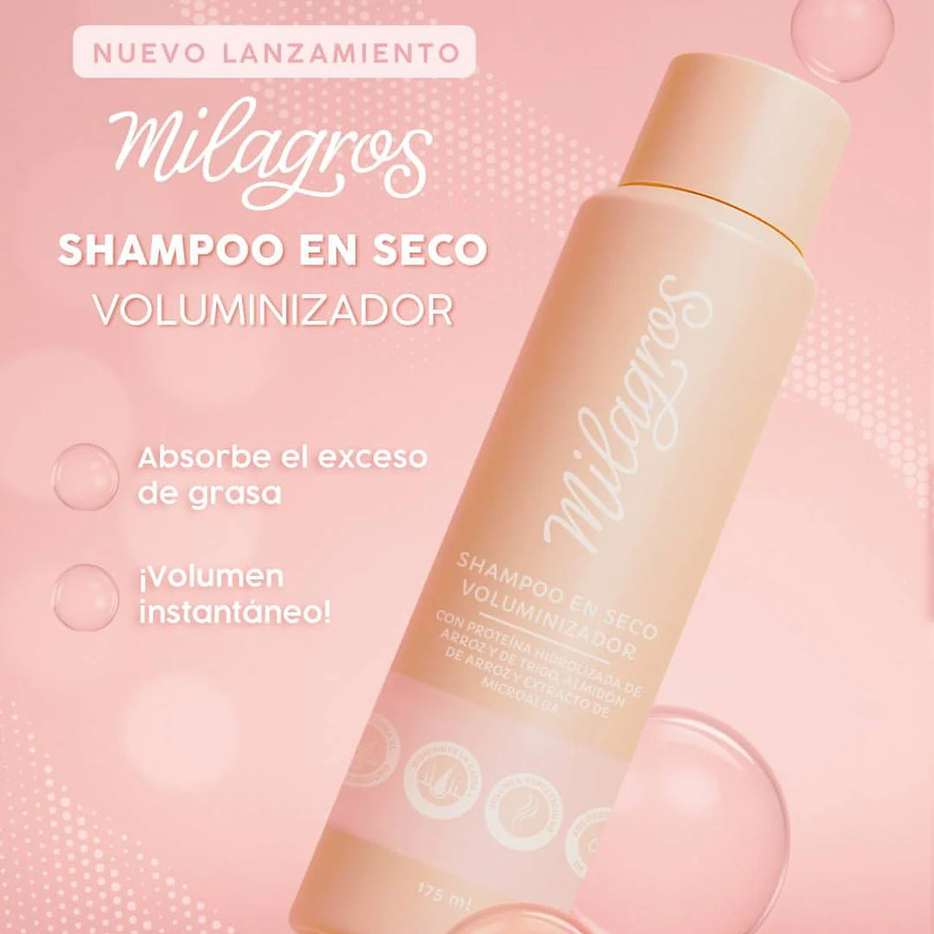 SHAMPOO EN SECO VOLUMINIZADOR MILAGROS