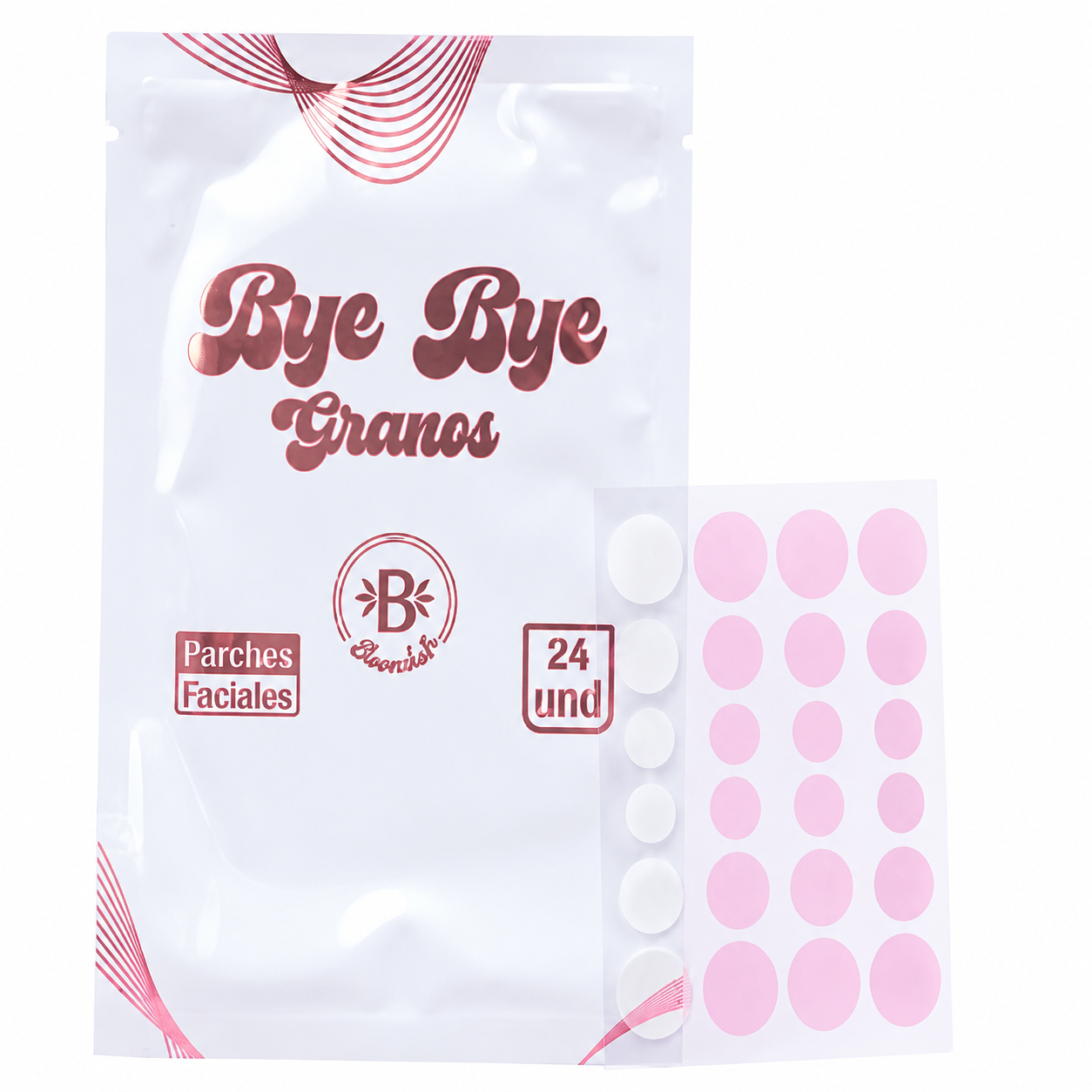 PARCHES BYE BYE GRANOS X24 - BLOOMSHELL