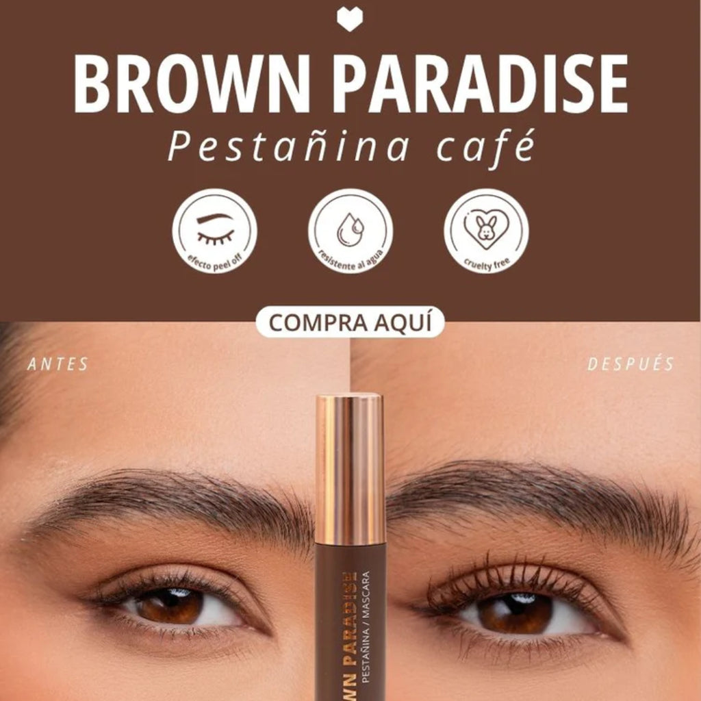 PESTAÑINA A PRUEBA DE AGUA CAFE ANI-K