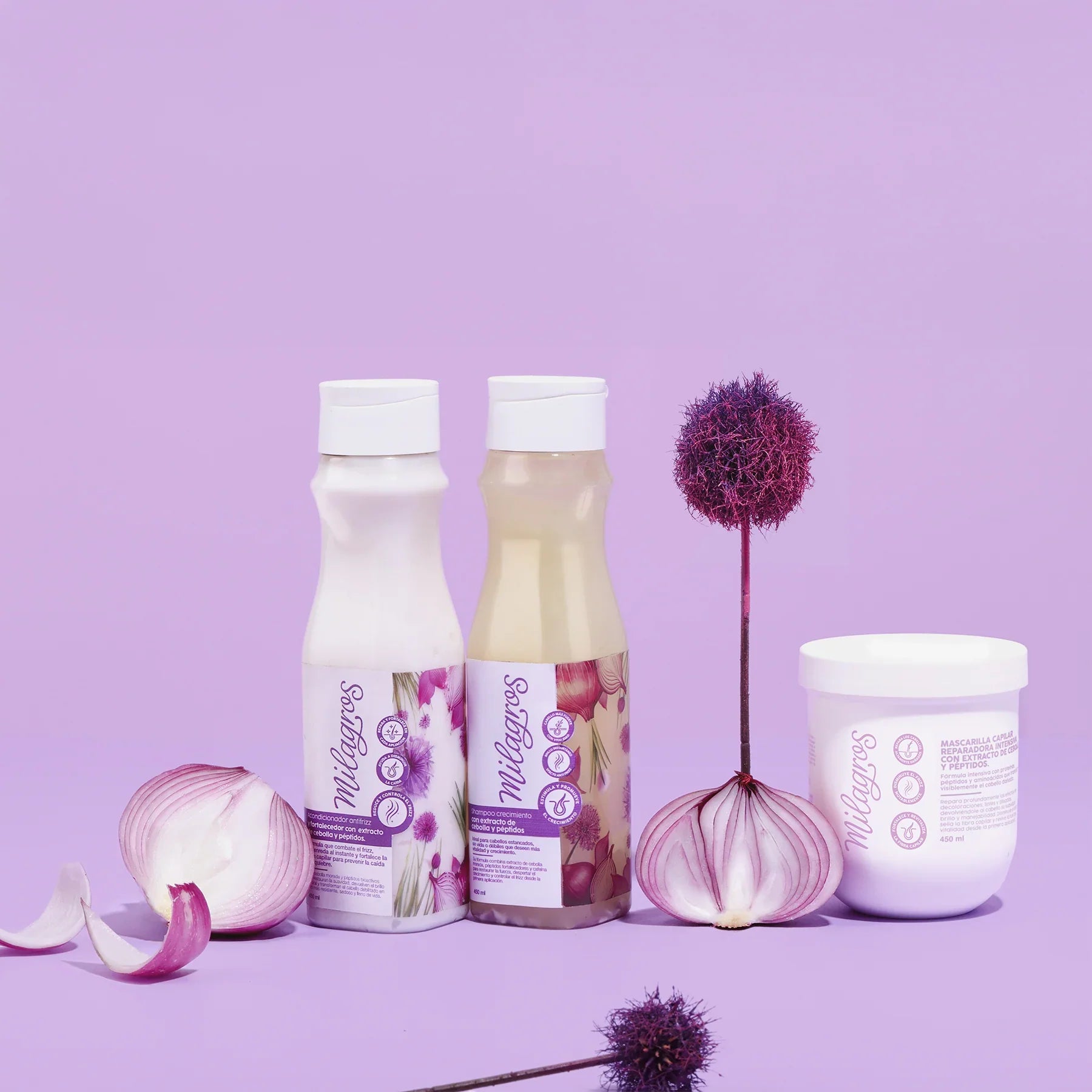 SHAMPOO CRECIMIENTO CON EXTRACTO DE CEBOLLA Y PEPTIDOS