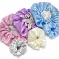 GORRO DE SATIN Y SCRUNCHIE