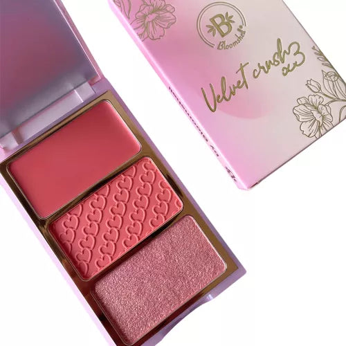 RUBOR EN TRÍO VELVET CRUSH - BLOOMSHELL