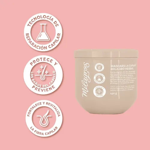 MASCARILLA HERBAL MILAGROS