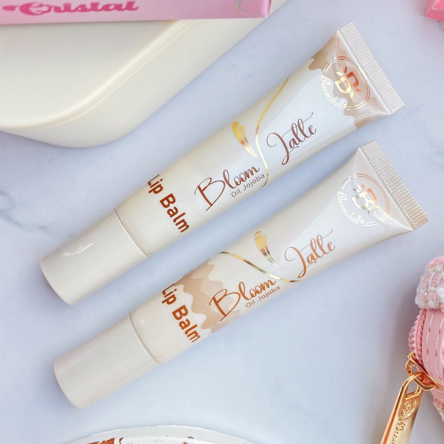 BLOOM LATTE - LIP BALM HIDRATANTE Y GLOSS LABIAL - BLOOMSHELL