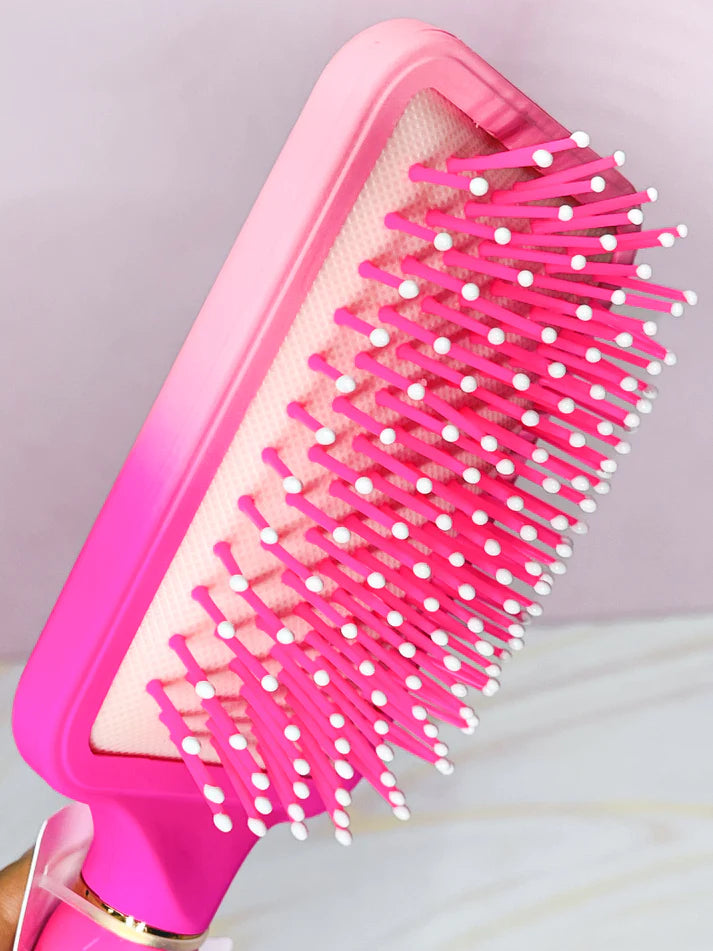 CEPILLO PINK CUADRADO - DESENREDANTE Y ANTIFRIZZ - BLOOMSHELL