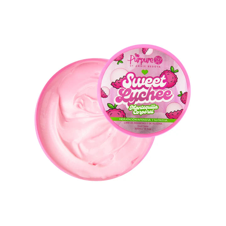 MANTEQUILLA CORPORAL GLITTER 220G PURPURE