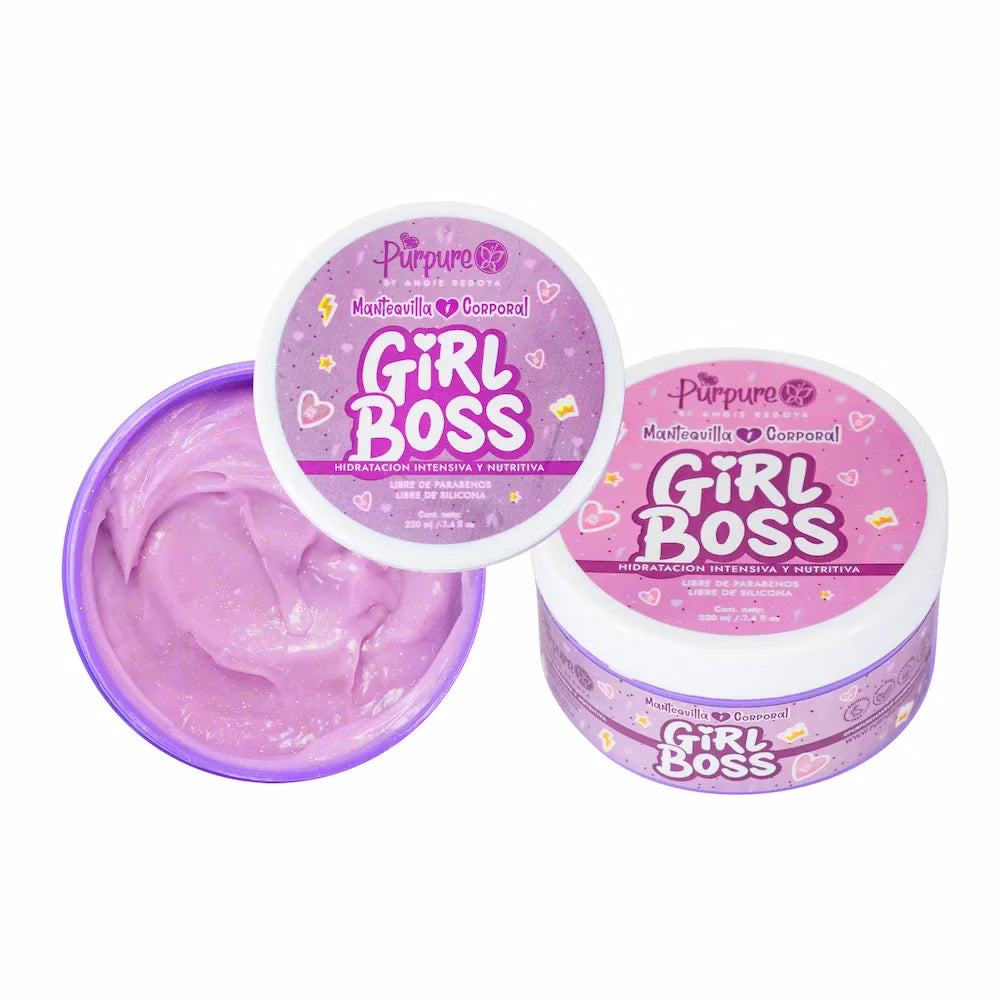 MANTEQUILLA CORPORAL GLITTER 220G PURPURE
