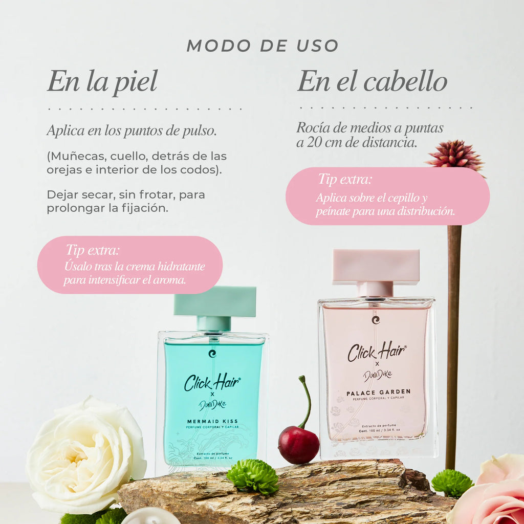 PERFUME CAPILAR Y CORPORAL DE LUJO X DANI DUKE - CLICK HAIR