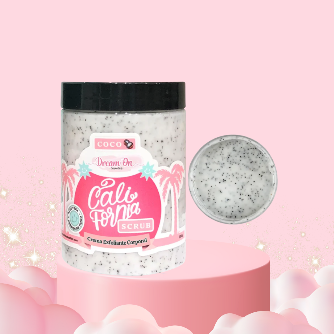 EXFOLIANTE CORPORAL Y FACIAL DE COCO - DREAM ON COSMETICS