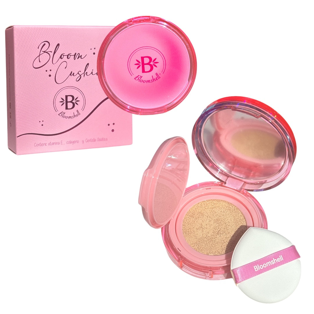 BLOOM CUSHION - BASE DE MAQUILLAJE HIDRATANTE - BLOOMSHELL