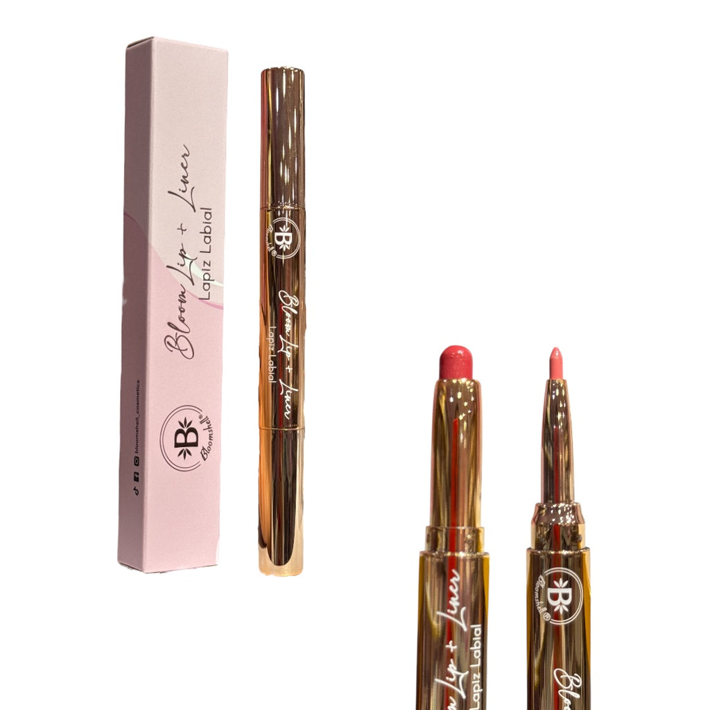 BLOOM LIP + LINER - LABIAL Y DELINEADOR 2 EN 1 - BLOOMSHELL