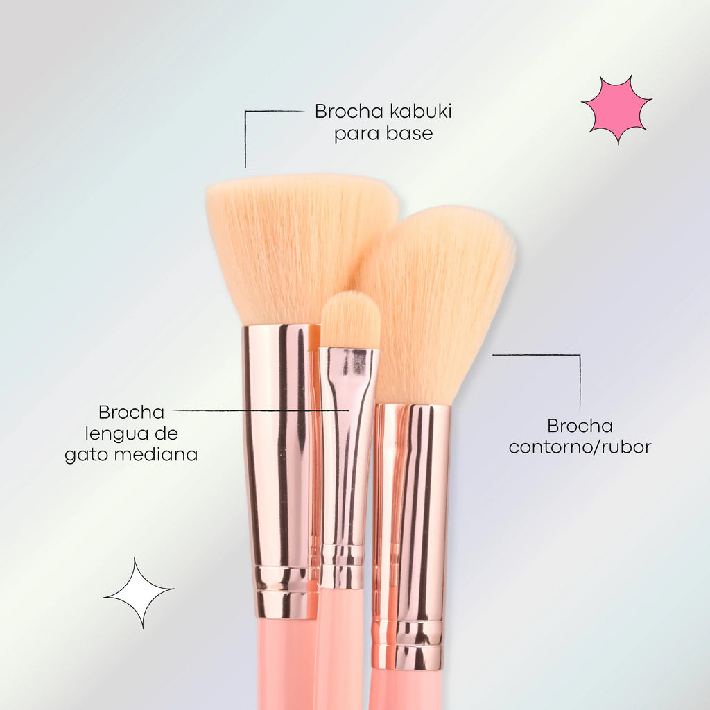 Kit de Brochas Mandarine x10 - Lula