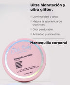 MANTEQUILLA CORPORAL CON GLITTER - CLICK HAIR