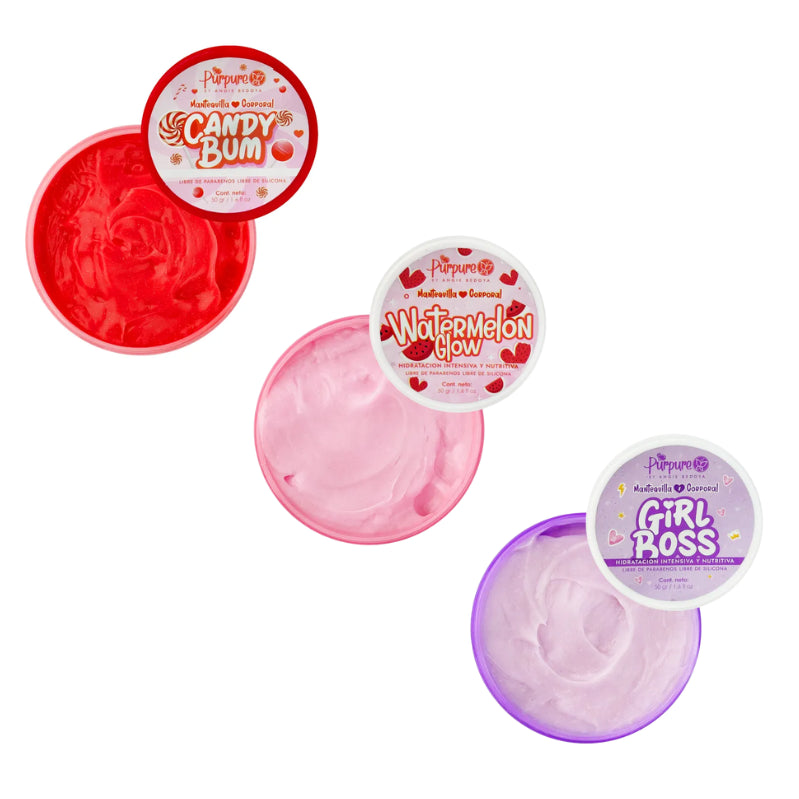 MANTEQUILLA GLITTER CORPORAL 50G PURPURE