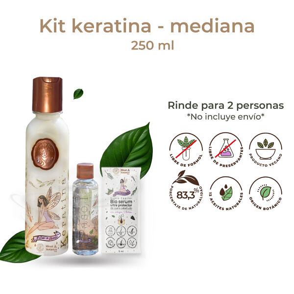 Keratina Mediana 250Ml Nueva Presentacion Ritual Botanico